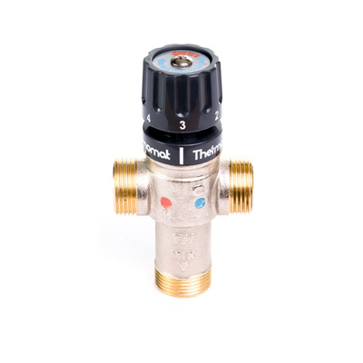 Zawór termostatyczny Concept By WOMIX TMT 34 M Gwint zewnętrzny 3/4''