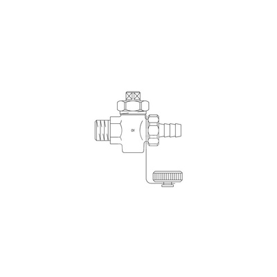Zawór KFE-model rynkowy, DN 20, R 3/4GZ, PN16, Rg5, DIN 3848
