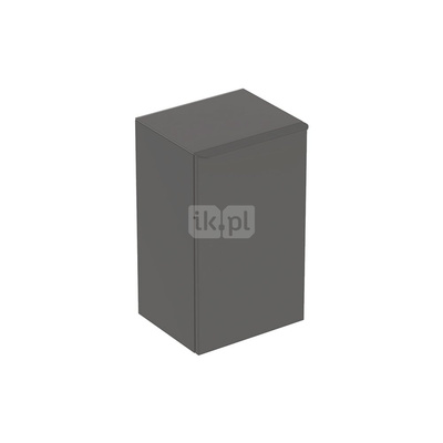 Geberit Smyle Square Szafka boczna, B36cm, H60cm, T32.6cm, z jednymi drzwiami, z zawiasem po lewej stronie, lava