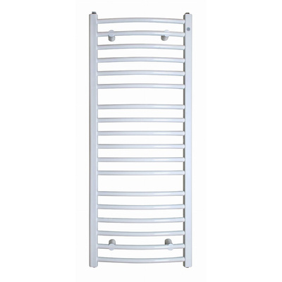 Grzejnik drabinkowy INSTAL-PROJEKT AMBRA R, wym. 1394 x 500 mm, kolor biały/white silk, moc 548W