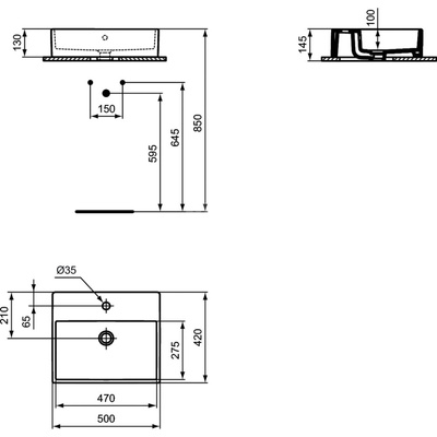 STRADA UMYWALKA NABLATOWA 50 CM