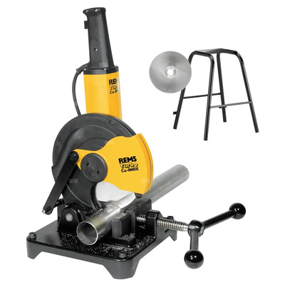 REMS Turbo Cu-INOX +Tarcza tnąca HSS-E + podstawa