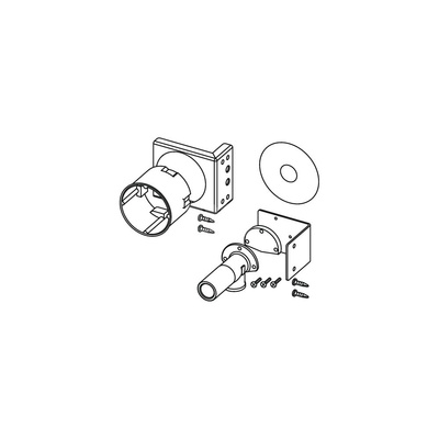 Zestaw przyłączeniowy do stelaży podtynkowych WC 9300079, 9300080, 9300082 dedykowanych do ceramik z funkcją myjącą TECE profil