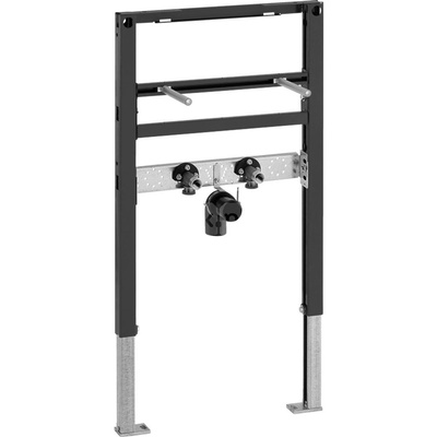 Stelaż podtynkowy do umywalki GEBERIT Duofix, 820 x 500 x 75 mm, bateria: stojąca, regulacja wysokośći