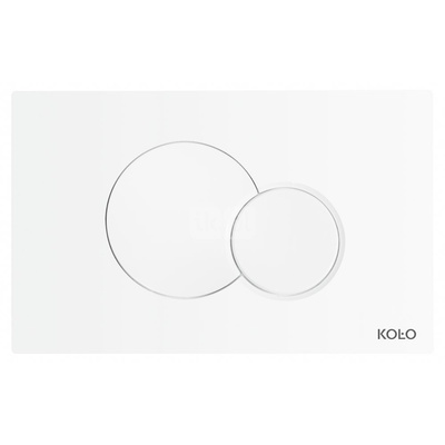 Przycisk uruchamiający Koło Eclipse 2 do spłukiwania dwudzielnego: Biały