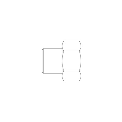 Półśrubunek z uszczelnieniem płaskim OVENTROP GW, 3/4'' (NZ x GW)