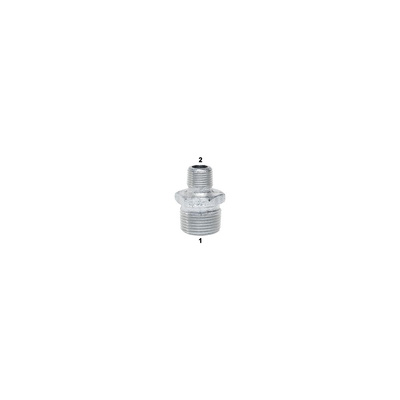 Nypel UNIPAK GEBO Fitting redukcja, żeliwo (ocynk), 1'' x 1/2'' (GZ)