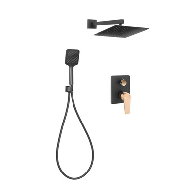 Zestaw podtynkowy z baterią podtynkową 2-funkcyjną Midnight