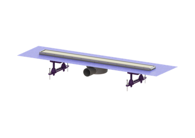 LINEARIS COMP.ODPŁYW LINIOWY 750 +MULTISTOP+SITKO