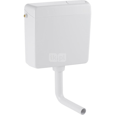 Spłuczka natynkowa GEBERIT AP123, 380 x 410 x 125 mm, sposób zawieszenia:niski, biały-alpin