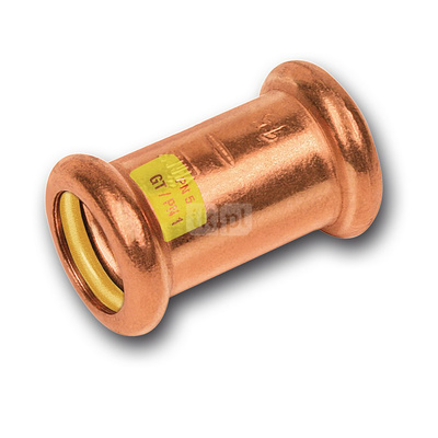 Mufa SANHA Press Gas, miedź, 15 mm (zw x zw)