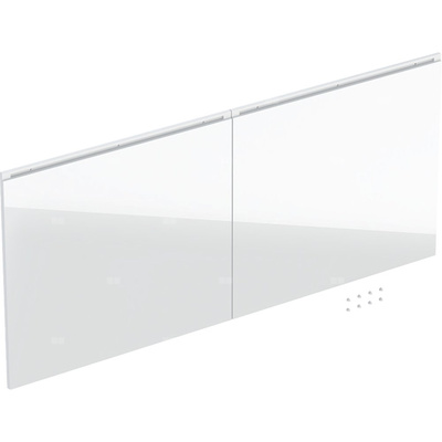 Zestaw frontów szuflad do dolnej szafki pod umywalkę GEBERIT Acanto, kol. biały wysoki połysk