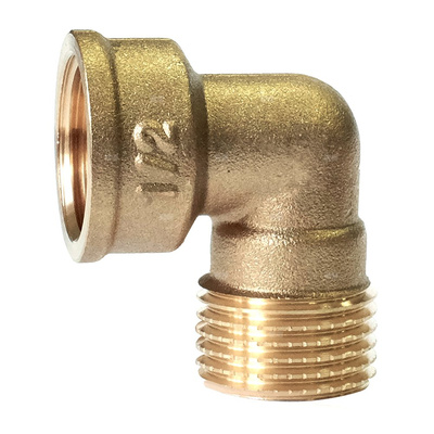 Kolano GW GZ mosiężne 3/8''