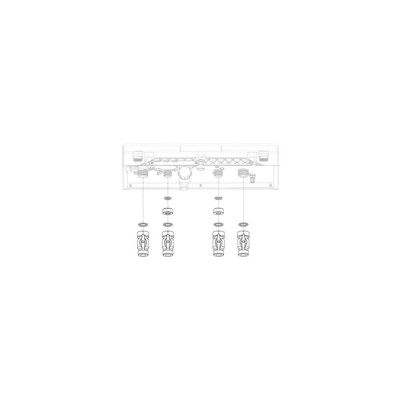 Zestaw przyłączy hydraulicznych do kotła FGB (przyłącze proste)