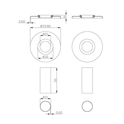 Grzejnik łazienkowy drabinkowy grafit z akcesoriami