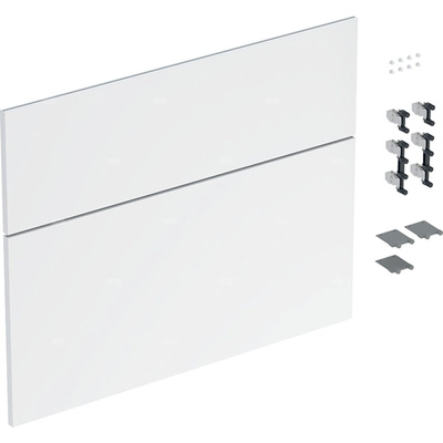 Zestaw frontów szuflad (2 szt.) do dolnej szafki pod umywalkę GEBERIT iCon, kol. biały wysoki połysk szer.750 mm