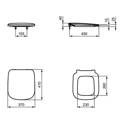 ESEDRA DESKA WOLN. KRÓTKA, ZAW. METAL.
