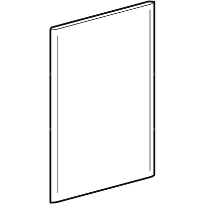 Drzwi do dolnej szafki pod umywalkę GEBERIT, kol. biały szer.400 mm