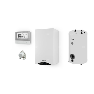 Pakiet nr 2 z kotłem i zasobnikiem SG PLUS 120l - Kocioł gazowy jednofunkcyjny TERMET GOLD PLUS II wiszący 20 kW