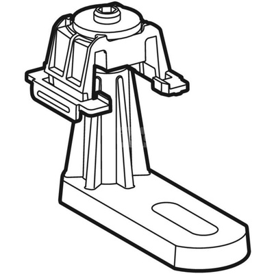 Nogi montażowe Geberit krótkie, do panelu do brodzików bezbrodzikowych Setaplano