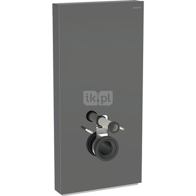 Moduł sanitarny do WC wiszącego GEBERIT Monolith Plus, 1010 mm x 480 mm x 106 mm, front: lava, bok: czarny