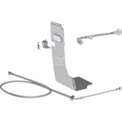 Zestaw przyłączeniowy do spłuczek podtynkowych Kappa 15 cm, do urządzeń WC z funkcją higieny intymnej Geberit AquaClean Mera: Chrom błyszczący