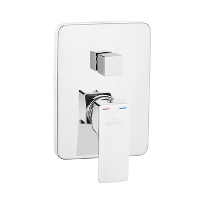 Podtynkowa bateria natryskowa 2-funkcyjna Nyks Chrom