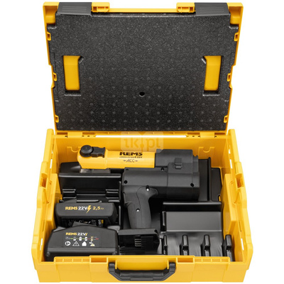 REMS Akku-Press E 22V ACC Basic-Pack L-Boxx