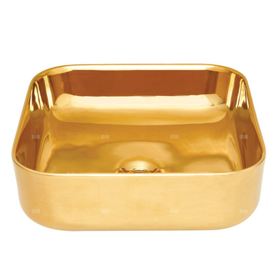 Umywalka nablatowa MALAGA złoty