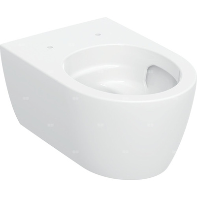 Wisząca miska WC Geberit iCon, lejowa, ukryte mocowania, TurboFlush: T=53cm, Biały