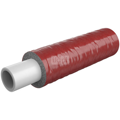 Rura PERTAL w czerwonej izolacji 6 mm ultraPRESS - 16x2.0 zwój 100 m