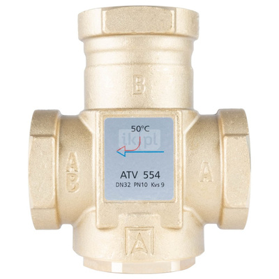 Zawór bezpieczeństwa AFRISO ATV 554 mosiądz GW x GW 1 1/4''