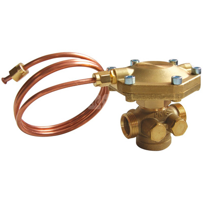 Regulator ciśnienia różnicowego HERZ 4002 FIX, mosiądz DN 20, zakres przepł. 23 kPa