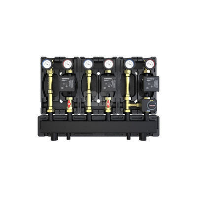 Zestaw DZGP-ECFP-06-SR/ z dwoma grupami bezp. i miesz. z siłownikiem, z pompami DEFRO ECOFLOW ENERGY PLUS