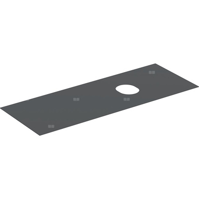 Płyta przykrywająca Geberit do dolnej szafki pod umywalkę stawianą na blat VariForm, z dwiema i trzema szufladami: B=135cm, Lava / Z powłoką melaminową