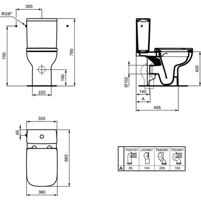 IS I.LIFE A Miska kompaktowa RL+