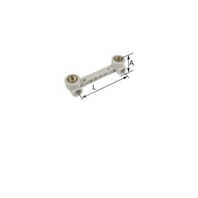 Kolano 90' podwójne ścienne z wieszakiem GW PP-R - 20 Rp1/2" L = 148.5 mm