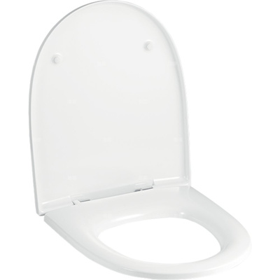 Deska sedesowa Geberit Vivano: Wolne opadanie=Tak, Mocowanie=Od góry, Biały / Błyszczący