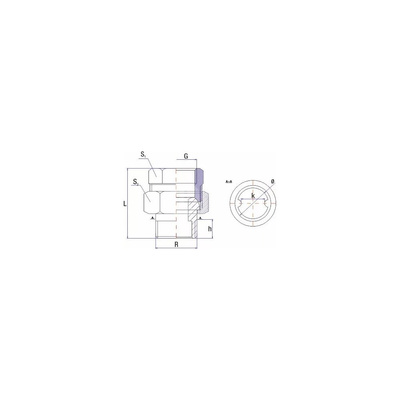 Złączka UNIPAK 0R43410002, 1/2'' (GW x GZ)