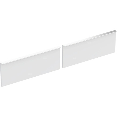 Zestaw frontów szuflad (2 szt.) do dolnej szafki pod dwie umywalki GEBERIT iCon, kol. biały matowy szer.1200 mm