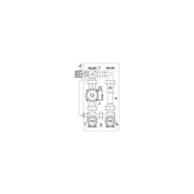 Regumat RTA-180, DN 32,z pompą Wilo PARA 30-180/6-43/SC-9