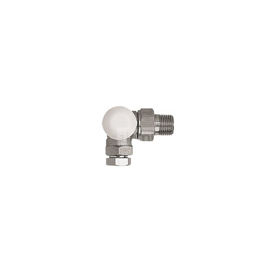Zawór grzejnikowy termostatyczny HERZ TS-90 3-osiowy ab, połączenie 1/2'' x 15mm (niklowanie)