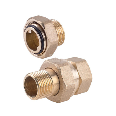 Śrubunek wzmocniony prosty o-ring PERFEXIM PHA-300, mosiądz, 1 x 1 (GW x GZ), PN16 bar