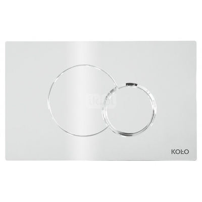 Przycisk uruchamiający Koło Eclipse 2 do spłukiwania dwudzielnego: Chromowany