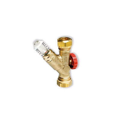 Zawór równoważący z przepływomierzem 22mm KVSR Kvs1,7 WattFlow OL1-8 L/minDN20