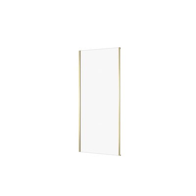 ŚCIANKA KABINY PRYSZNICOWEJ LARGA ZŁOTA MAT 90X195 SZKŁO TRANS