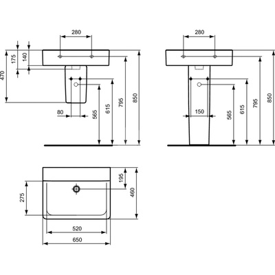 CONNECT CUBE UMYWALKA 65 B/O