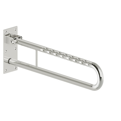 Poręcz ścienna Koło Lehnen Funktion, uchylna, L85cm, stal nierdzewna gładka