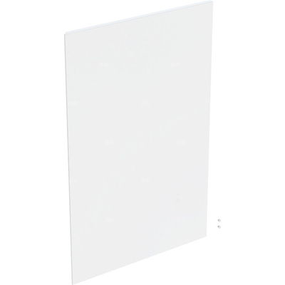 Drzwi do prostokątnej wysokiej szafki z jednymi drzwiami GEBERIT iCon, kol. biały wysoki połysk szer.450 mm