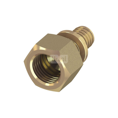 Mufa przejściowa TECE flex, brąz, 40 mm x 1 1/2'' (GZ x GW)